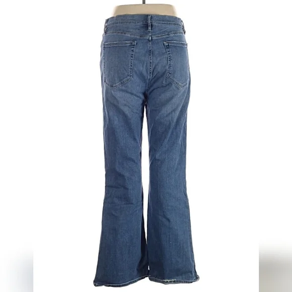 FRAME Le Easy Flare Light Wash High Rise Stretch Jeans Size 33 - Picture 4 of 11